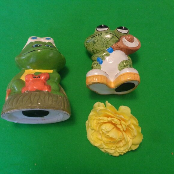 WIMSY SILLY 70S COMPOSTITE FROG SPORTS BANKS LOT OF 2 - Picture 4 of 5